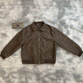 DENIMGUYS Custom Fashion Vintage Zip up Riding Suede Jackets Motorcycle Racing Man Leather Coats and Jackets