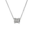 Wholesale New Korean Luxury Personality Titanium Steel Necklace Women Exquisite Zircon Slim Waist Necklace