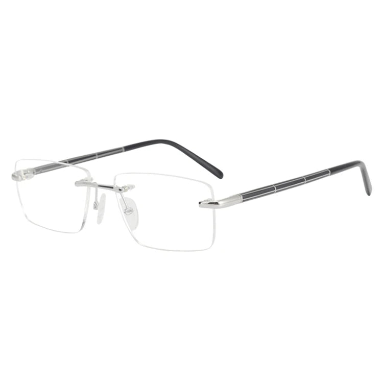 16069 Everflyoptical High Quality Men Titanium Glasses Rimless Eyewear Spectacle Frames