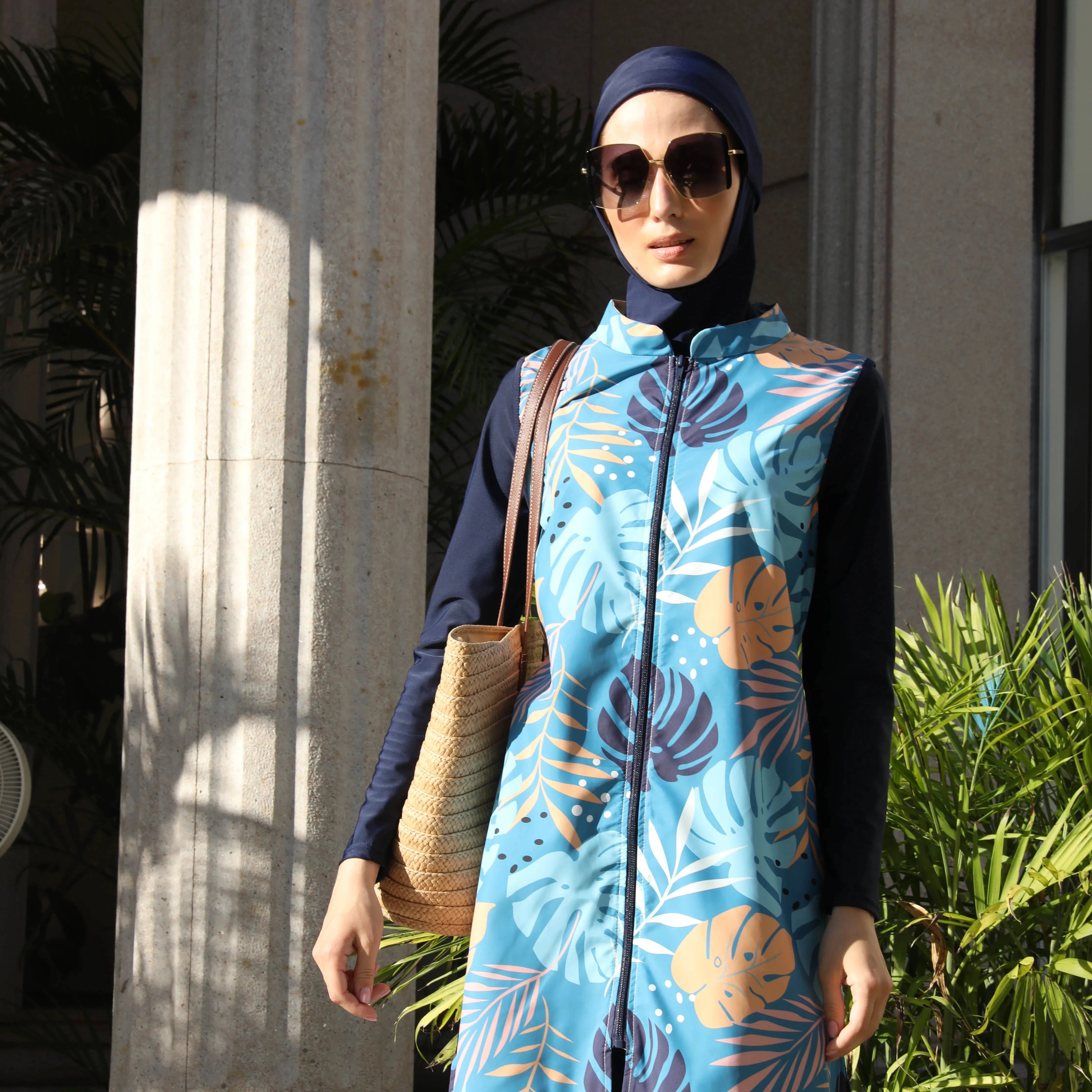 2024 Burkini Swimwear & Beachwear Islamic Swimsuit for Muslim Woman Burkini Islamic Swimwear