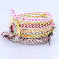 Handmade Woven Chain & Link Bracelet with Geometric Pattern Cute Style Friendship Jewelry for Children's Anniversary