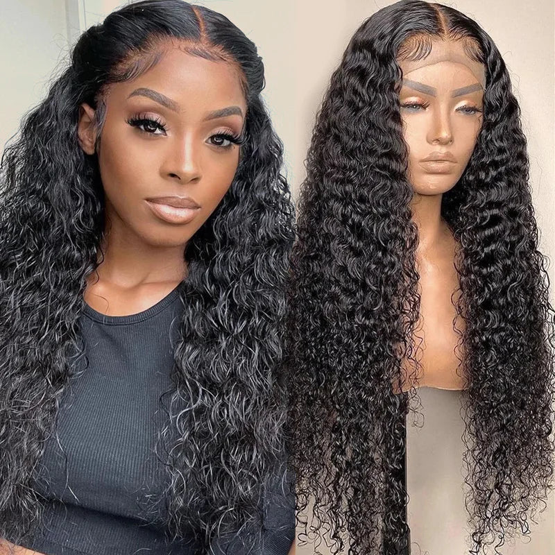 ZSF Water Wave Hair Wigs Wholesale 5*5 HD Lace Closure Wig Virgin Cuticle Aligned Wig 100% Indian Human Hair With Baby Hair