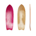 Customized 7 Ply Canadian Maple Skate Surf Board Deck Pro Dyed Skateboard Deck on Sale