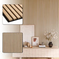 Kasaro Sound Proof Oak Akupanel Eco-Friendly Acoustic 3D Fluted MDF Acoustic Wall Panel for Home Decor