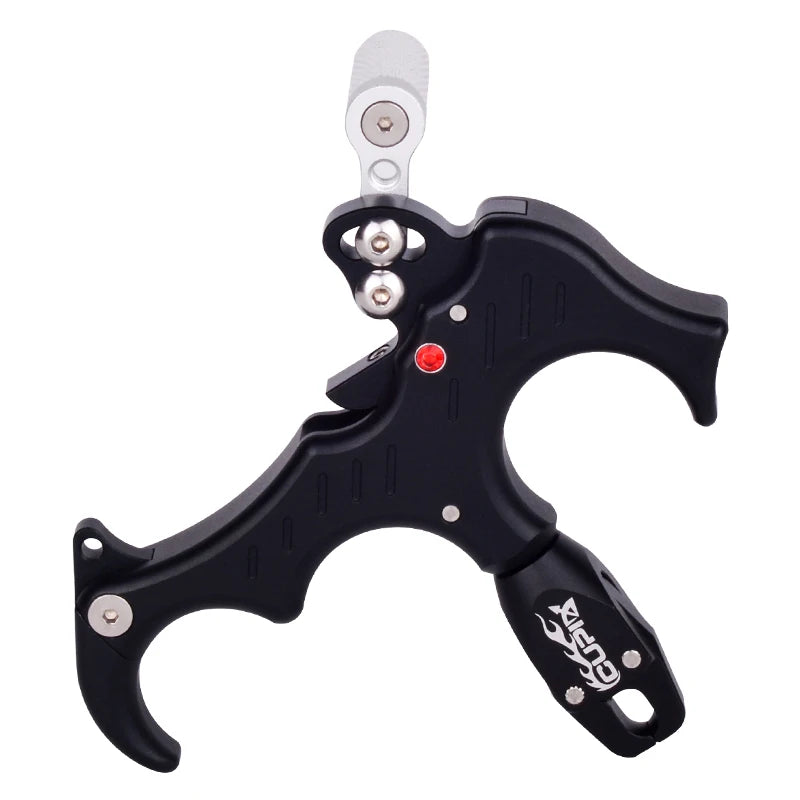 Lightweight Design Black Aluminum Alloy Finger Archery Thumb Release for Bow