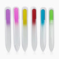 Professional Double Sided Glass Nail File Washable for Nail Art and Care Metal Alternative with Emery Boards