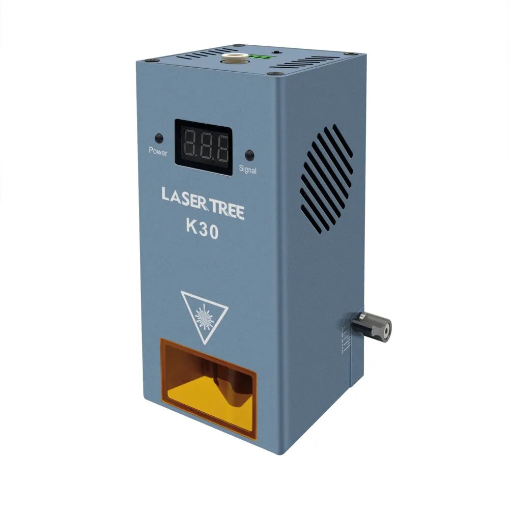 LASER TREE 30W DIY Tool Leaf Wood Diode Laser Engraving Module CNC Metal Lazer Cutting Head for Stone Rubber Acrylic Leather