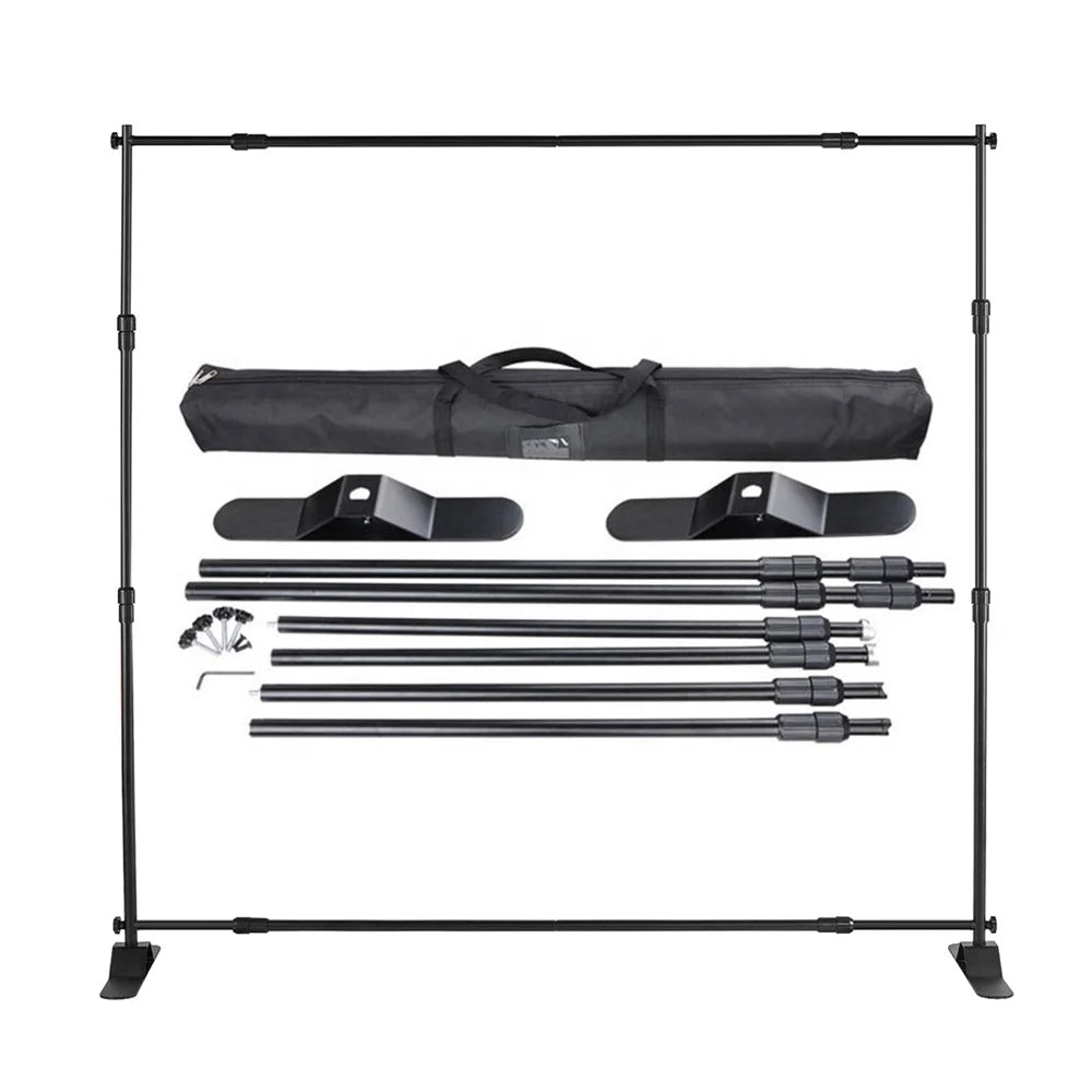 2026 Hot Sale 8*8FT Adjustable Wedding Backdrop Stand for Events
