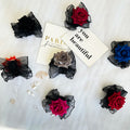 Artificial Flower Wrist Rose Novel Design Bridesmaid Wedding  Cheong Sam Dress Lace Runway Show Fashion Trend