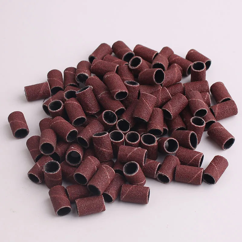 80# 120# 180# Electric Nail Machine Drill Bits Nail Art Sanding Bands UV Gel Acrylic Polish Remover for Nail Accessory Tool