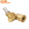 Hose Adapter Coupling Pipe Fitting for High Pressure Washer Quick Connecting Pivoting Coupler