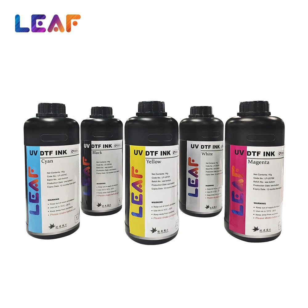 LEAF High Quality Perfect Effect UV for DTF Digital Printer for Ink Long-Lasting and Colourless
