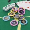 Custom Professional Poker Tournament Chips Composite Material Chip Sets for Casino Club