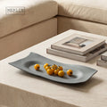 Merlin Living Modern Ceramic Plate Home Decor Porcelain Dinnerware Table Decoration for Contemporary Interior Design