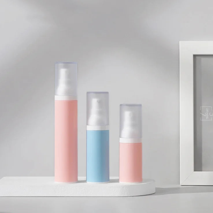 Face Care Spray Pump Lotion Airless Bottle  15ml 30ml 50ml Empty PP Plastic Serum Cosmetic Packaging