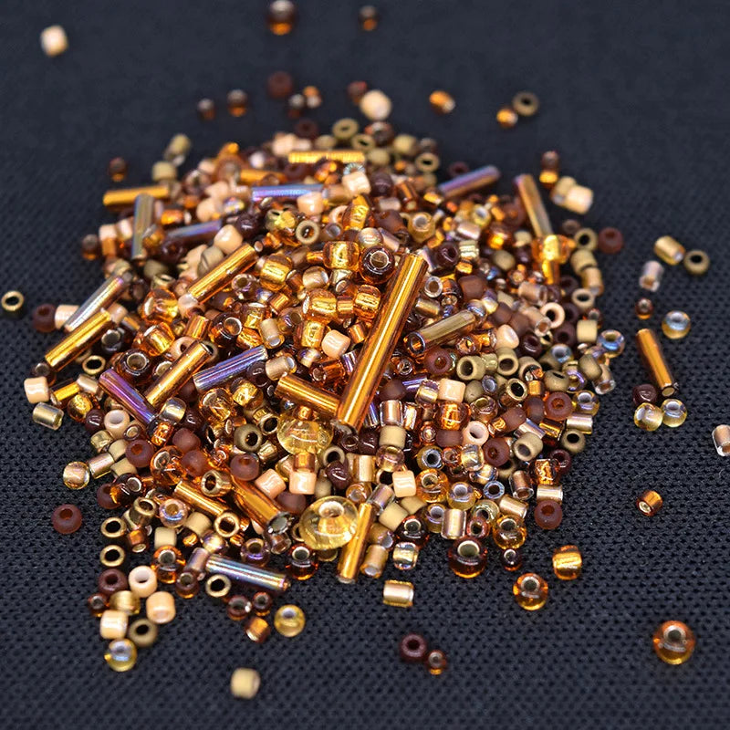10g/bag Japanese Mixed Round Bugle Glass Seed Beads Mixed Randomly Sizes High Quality Multi Color TOHO Seed Beads