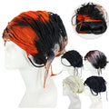 Hip Hop New Unisex Tassel Satin Lined Tie Dye Slouchy Chunky Distressed Skull Beanie Cap Hat