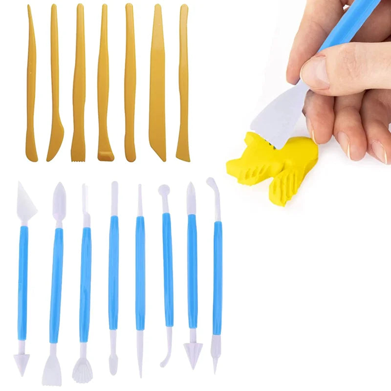 2022NEW Hot Sales Clay Sculpting ToolsClay Tool KitCeramic Pottery Tool Kit for Kids Adults Beginners DIY Craft