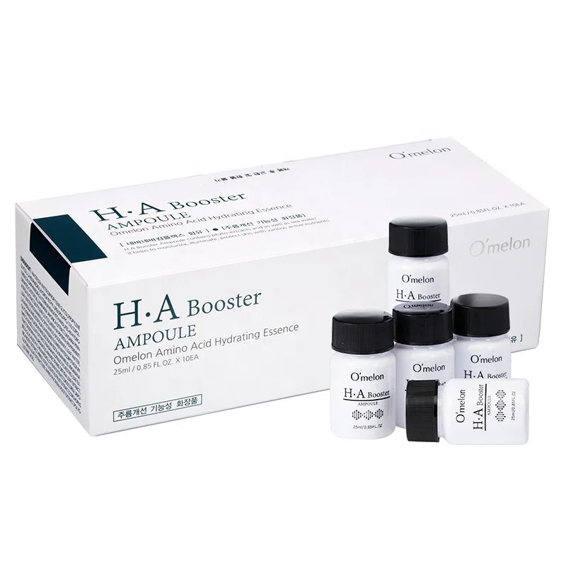 Korea Omelon OBM Hyaluronic Acid Booster Serum Herbal Dead Sea Salt Mandelic Acid Hydrating Essence for Face Anti-Wrinkle All