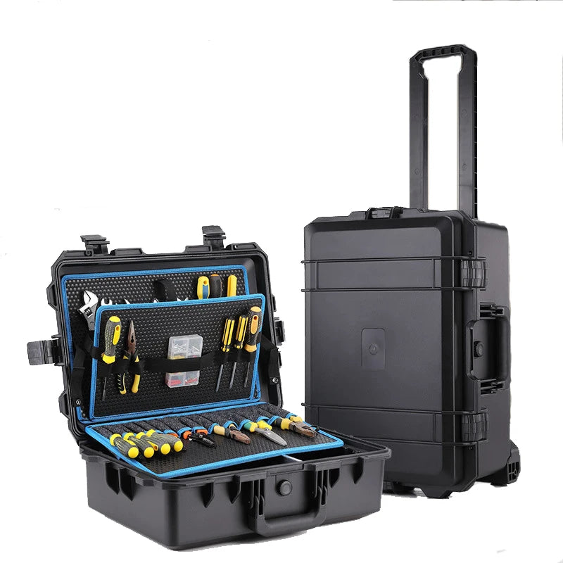 Durable Hard Plastic Tool Box Tool Case for Screwdriver Wrench Collection and Repair Kit Storage