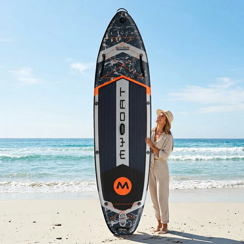 Free Shipping MYBOAT High Quality 11'6''x35''x6'' SUP Board Surfing Stand up Paddle Board Inflatable sup Paddle Board with Seat