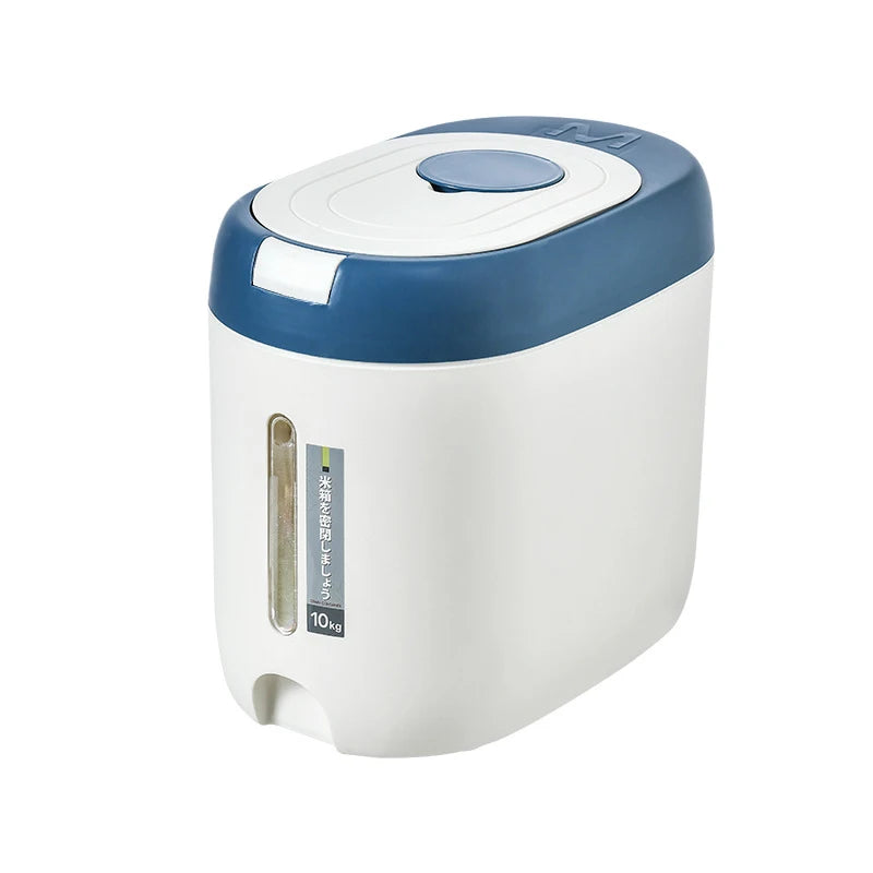Multifunctional Rectangle Rice Storage Container Fresh Kitchen Storage Grain Bucket for Food Use