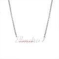 Unisex Stainless Steel Letter Name Necklace with Zircon Customized Personalized Jewelry Pendant for Gift