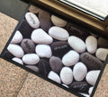RubySub White Rubber Custom Door Mat 40x60cm Square Sublimation Printing Blank Customizable for Front Door