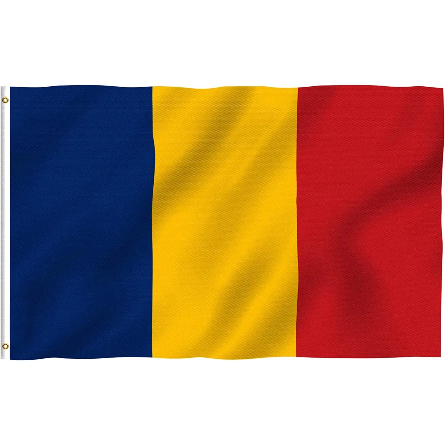 Promotional Product Hot Sale Double Side 3x5ft 100%polyester Banderas De Paises Outdoor Decoration Custom Chad Chadian Flag