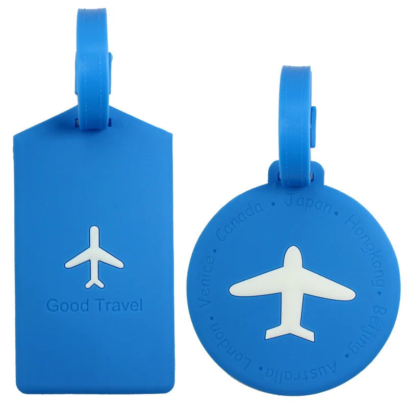 2025 Wholesale Silicone Luggage Tag Newest Style Simplicity Design for Travel Suitcase Tag