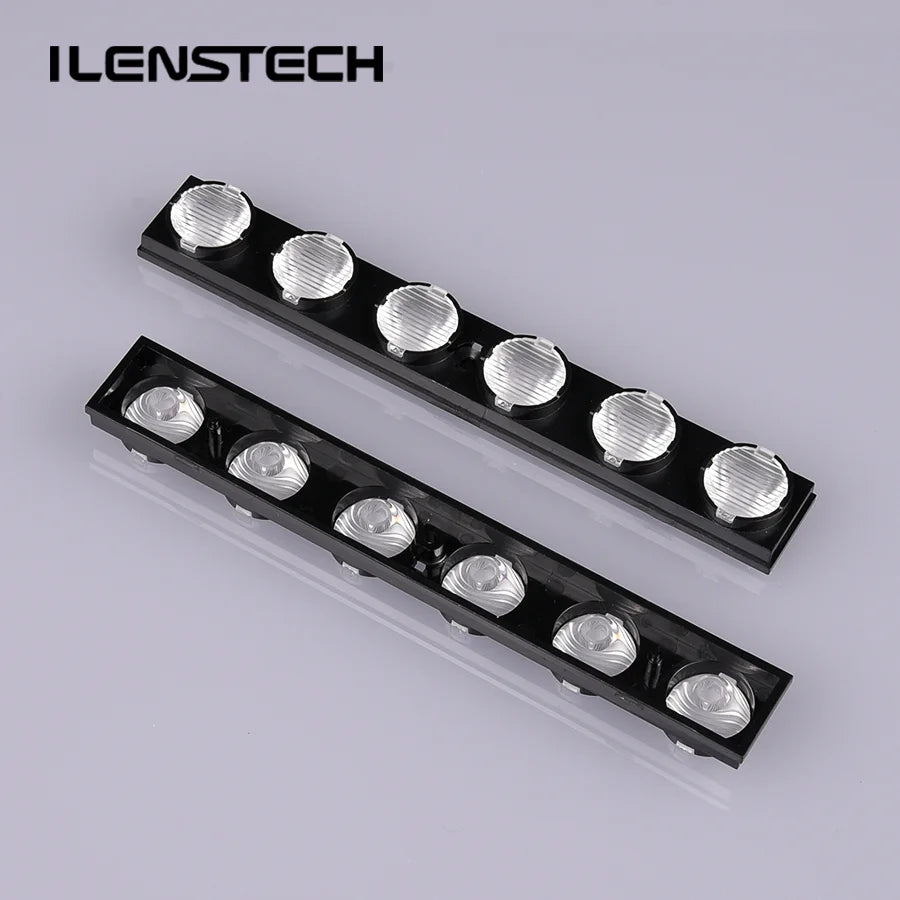 Daul Angle Led Lens 20x55 Degree Optical Led Light Lens Pmma Decoration Lamps