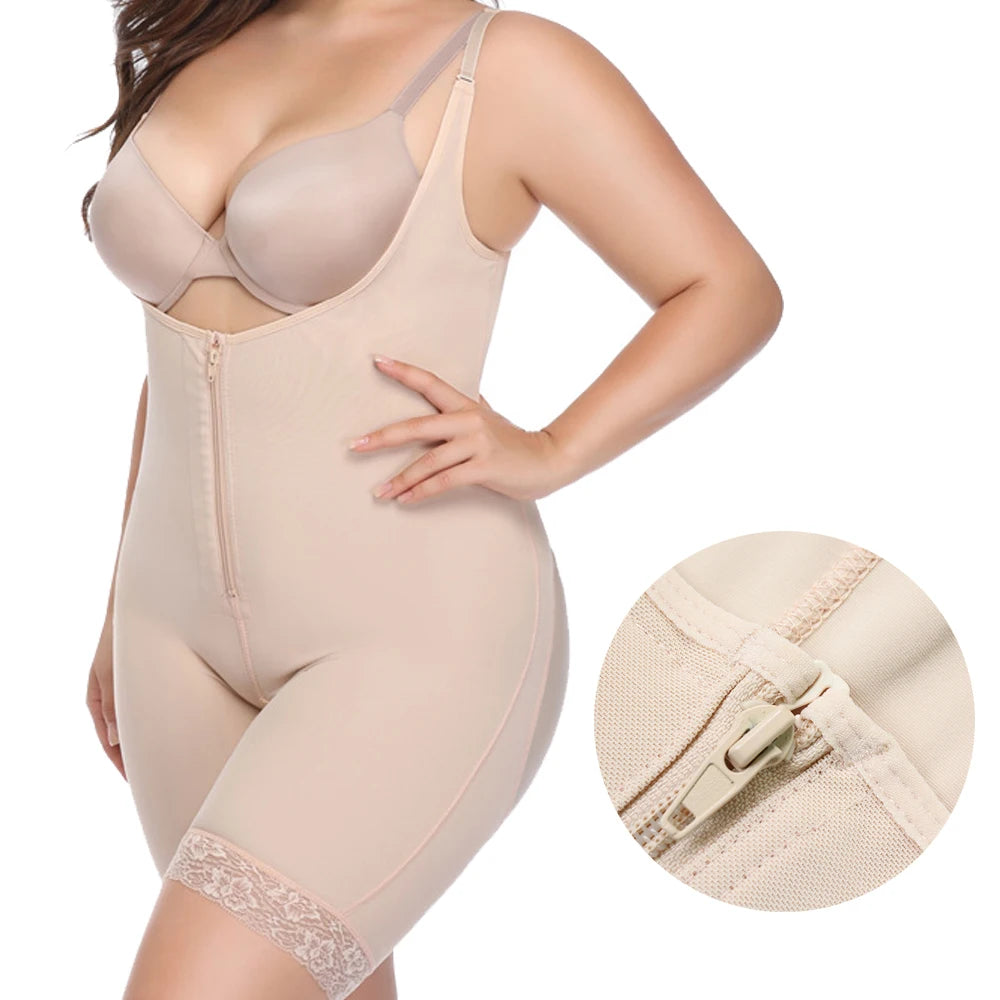 Private Label High Compression Shapewear Butt Lifter Corrective Underwear Fajas Colombianas Post Surgery Wholesale Shapewear
