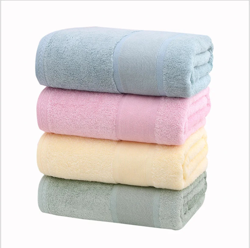 extra Soft 100% Organic Bamboo Fiber 70*140cm Towel Bath Eco Friendly for Bath Face Hair Hands Beach Towel