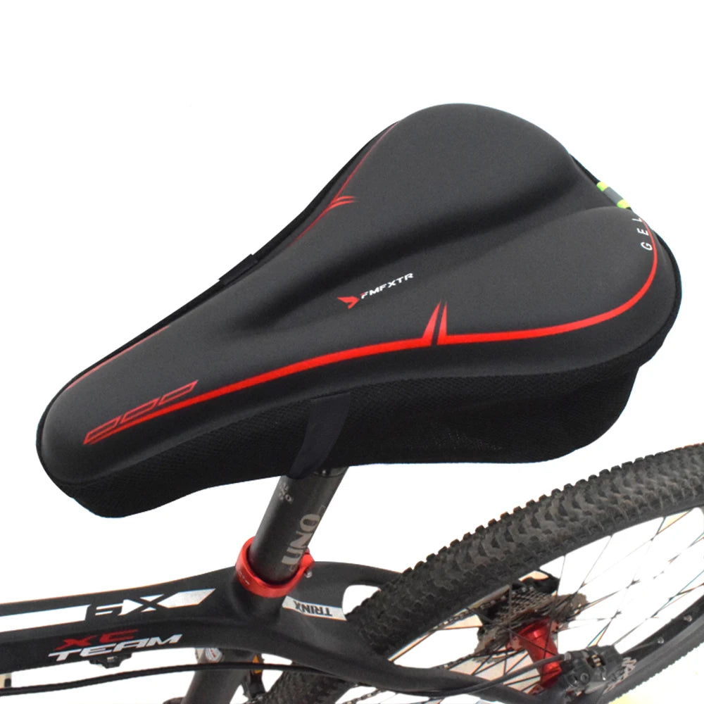 MTB Road Bike Seat Cover Mountain Bike Saddle Cover Silicone Memory Cotton Waterproof Material Soft Breathable Bike Parts