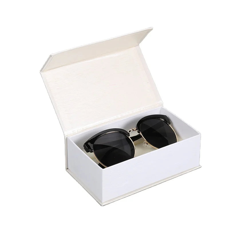 Drawer Gift Glasses Case Box Wholesale Custom Logo Cheap Factory Folding Sunglasses Case Glasses Cloth White Glasses Pouch