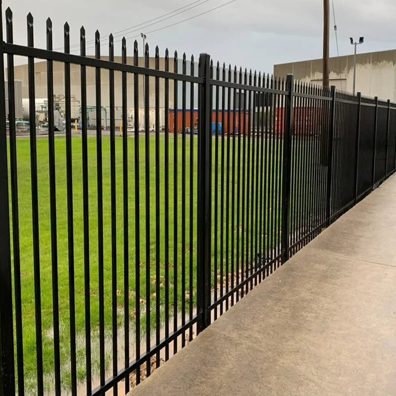 Manufacturers Wrought Iron Villa Community Fence Manufacturers Courtyard Safety Fence Garden Railing Metal Fence Steel