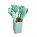 Ready to Ship Cooking Baking Tools 12pcs Silicone Kitchen Utensil Set with Stand Holder
