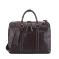 Men's Business Bags Large  Messenger Laptop Bag Full Grain Leather Office Briefcase
