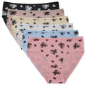 2XL~ 4XL Fat Women Large Size Printed Breathable Cotton Plus Size Panties for Women