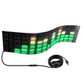 Waterproof LED Flexible Display Screen Smart APP Control RGB Advertising Scrolling Flexible LED Car Sign Board Light Weight Sign