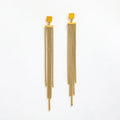 JOOLIM  High End 18K Gold Plated Chunky Tassel Stud Earring Stainless Steel Earrings Gold Jewelry Tarnish Free