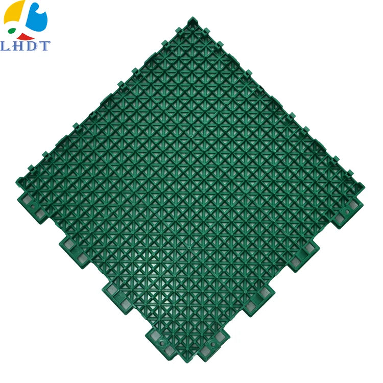 LHDT Factory Supplier PP Interlocking Sports Court Tiles with Drainage