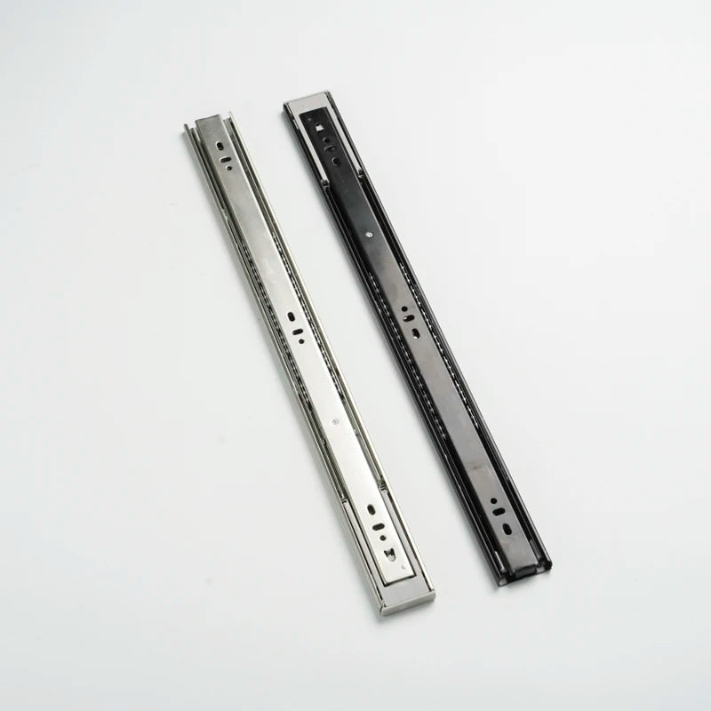 Ball Bearing Soft Close Undermount Slider 45mm Correderas Telescopicas Rail Runner for Dining Bedroom Bathroom Soft Close drawer slide