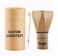 Custom Matcha Accessory Traditional Chashaku Tea Spoon Japanese Matcha Stirrer Chasen Handcrafted Bamboo Matcha Whisk Set
