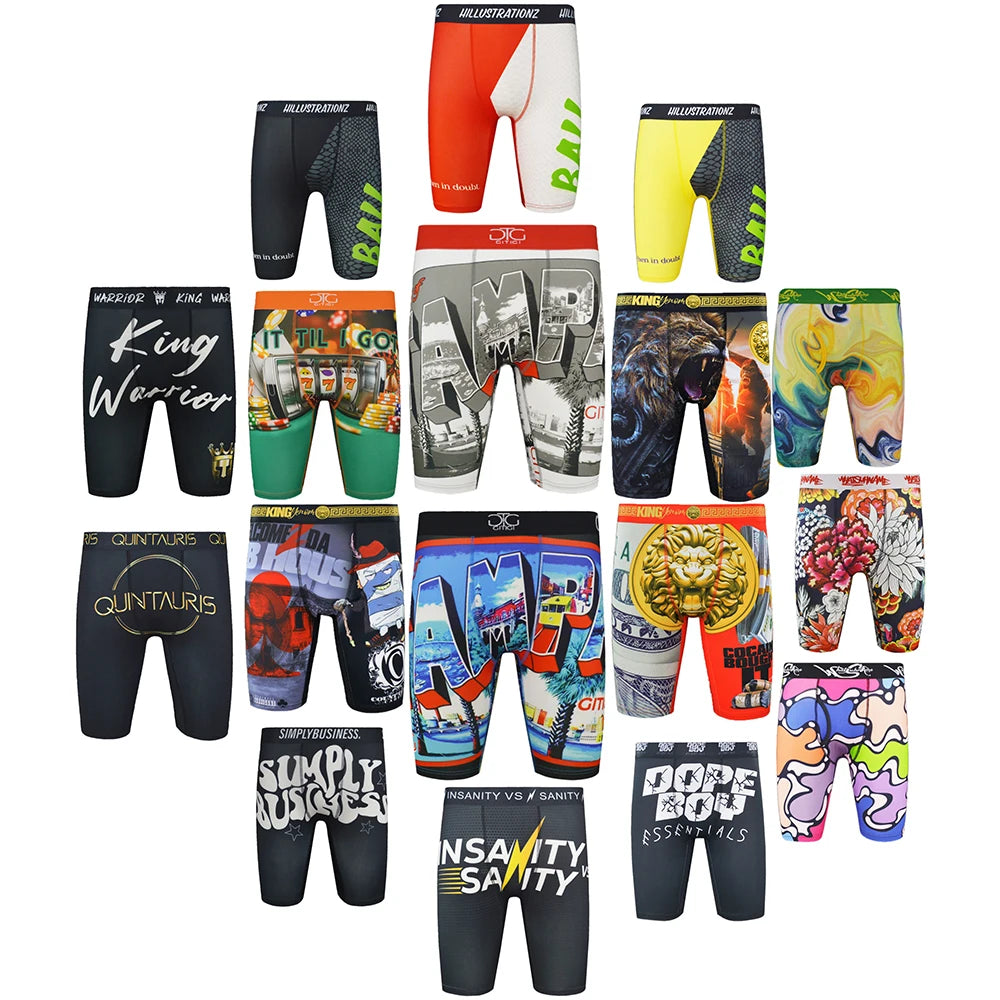 OEM&ODM Wholesale Custom Boxershorts Bestselling 2025 New Men's Boxer Briefs Quick-Dry Breathable Comfortable Underwear