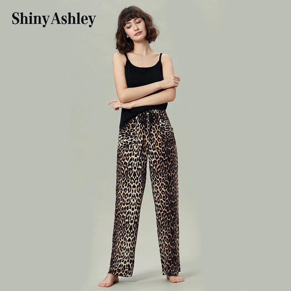 Lace Leopard Print Sleeveless Custom Sexy Full Slips Nightgown Nightwear Girls Lady Women Sleepwear Pajama Set