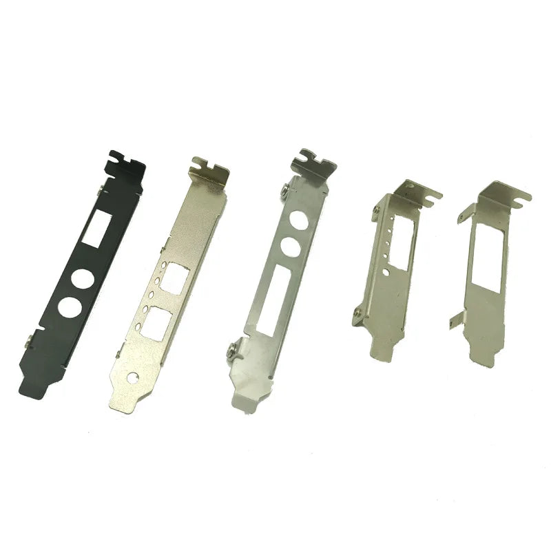 Custom Precision Metal Stamping Electronic Components PCI PCI-E PCIE Slot Panel Bracket Cover With Holes