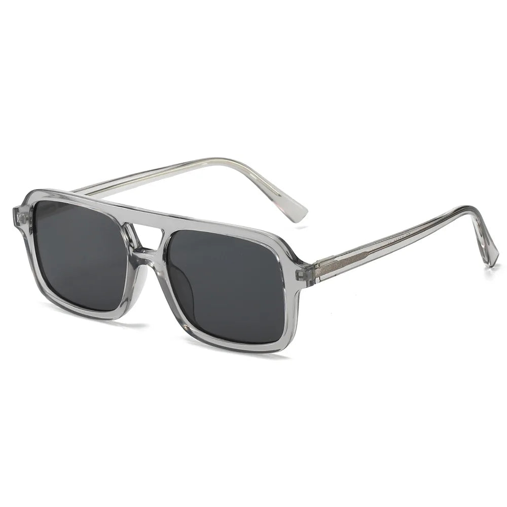 XY5038 Double Bridge Retro Vintage Aviation Eyewear High Quality CP Frame UV400 Sunglasses