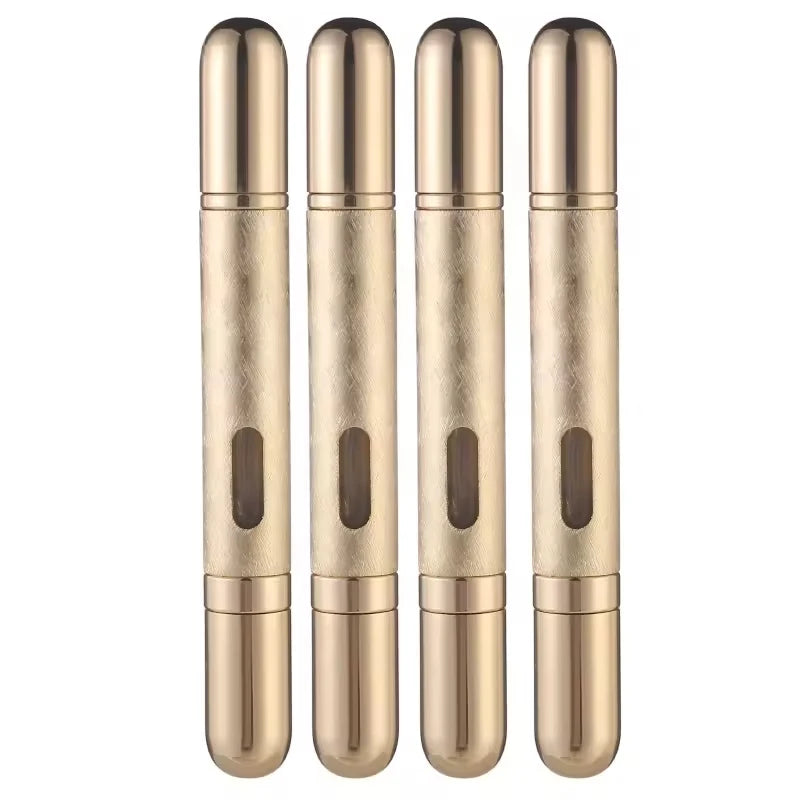 MUB New Design 10ml Double Sided Metal Roller & Aluminum Spray Perfume Essential Oil Glass Bottle Wholesale