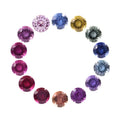 Wholesale Price 4mm to 8mm Czochralski Lab Created Corundum Sapphire Loose Gemstone Diamonds for Jewelry